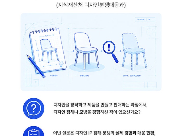 [지식재산처]  [설문]디자인 IP 침해 ㆍ분쟁 실태조사 | (사)한국디자인단체총연합회